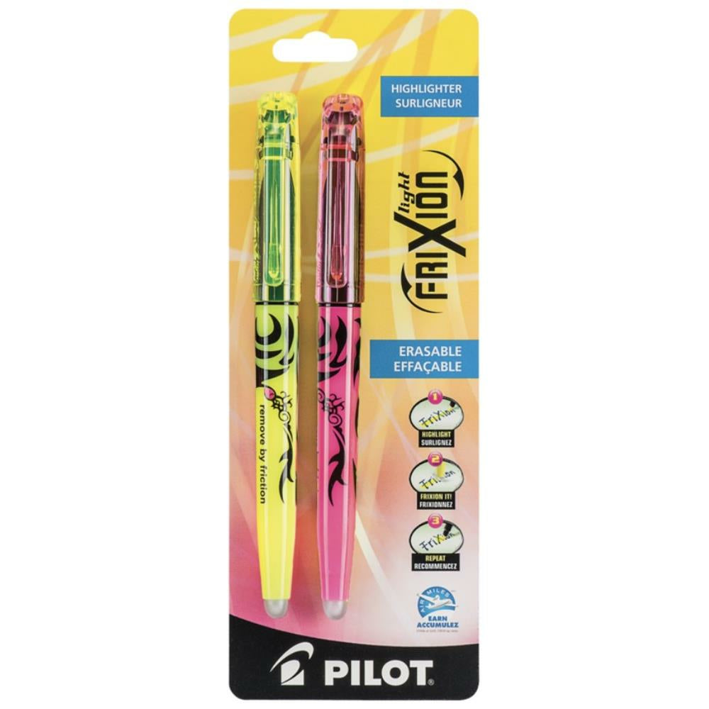 Pilot Frixion Erasable Highlighter. Assorted. 2/set