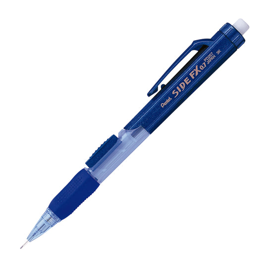 Crayon mécanique Pentel Side FX - 0,7 mm - Corps bleu