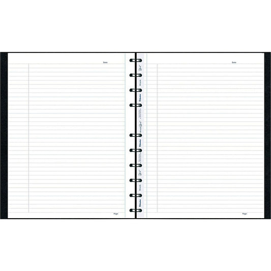Blueline MiracleBind Hardcover Notebook, 11" x 9-1/16", Black, 150 Pages