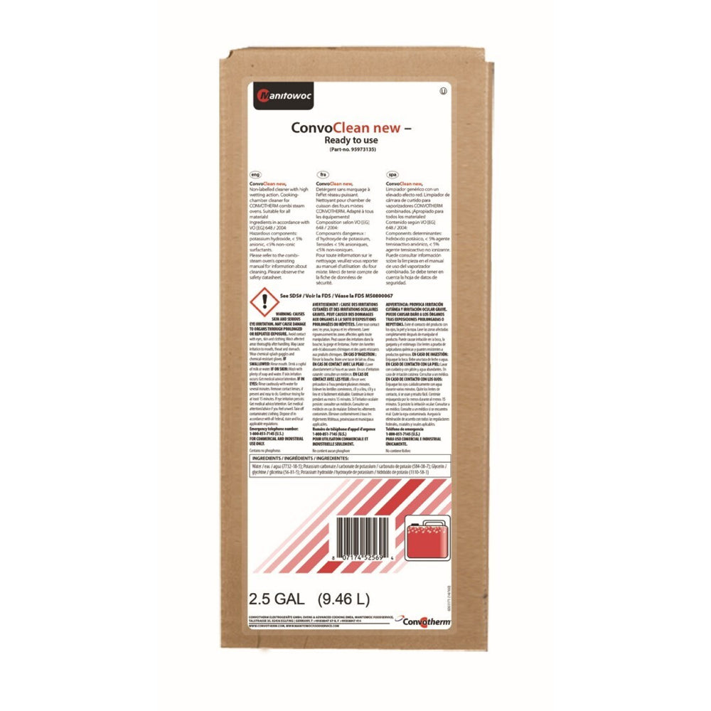 Convotherm ConvoClean Cooking Chamber Detergent for Automatic Cleaning System