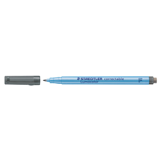 Marqueur effaçable à sec correcteur Staedtler Lumocolor - Pointe fine - Noir