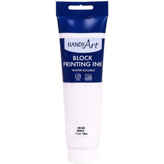 HANDY ART BLOCK INK- 5 0Z - WHITE