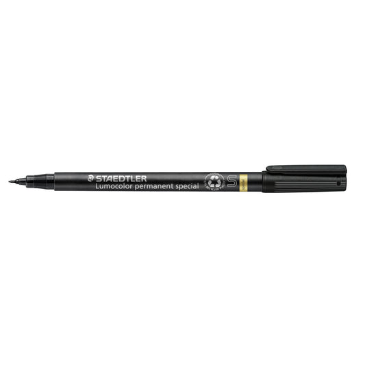 Marqueur permanent Staedtler Lumocolor Special - Pointe super fine - Noir