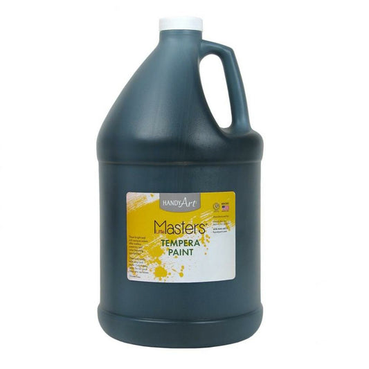 Little Masters Tempera Paint, Black, 3.78L