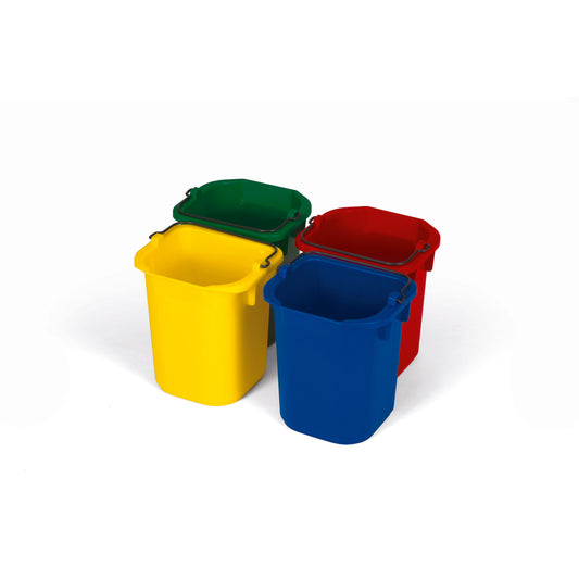 Rubbermaid Commercial Pails - 5 qt - Assorted - 4 Pack