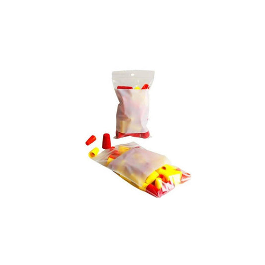 Sacs refermables Crownhill avec panneau blanc et trou de suspension – 20,3 x 25,4 cm – Paquet de 100