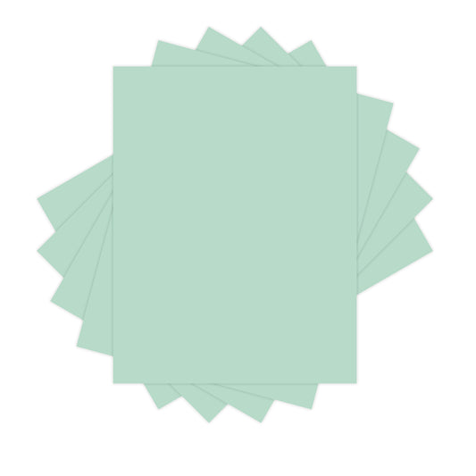 Lettermark Vellum Bristol Cover - 8.5" x 11" - Green - 250 Sheets/Pack