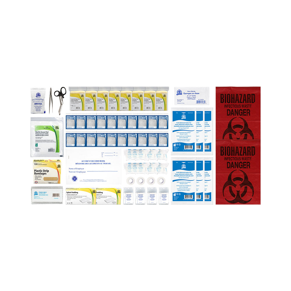 Wasip Federal Occupational C First Aid Kit Refill - 6+ People