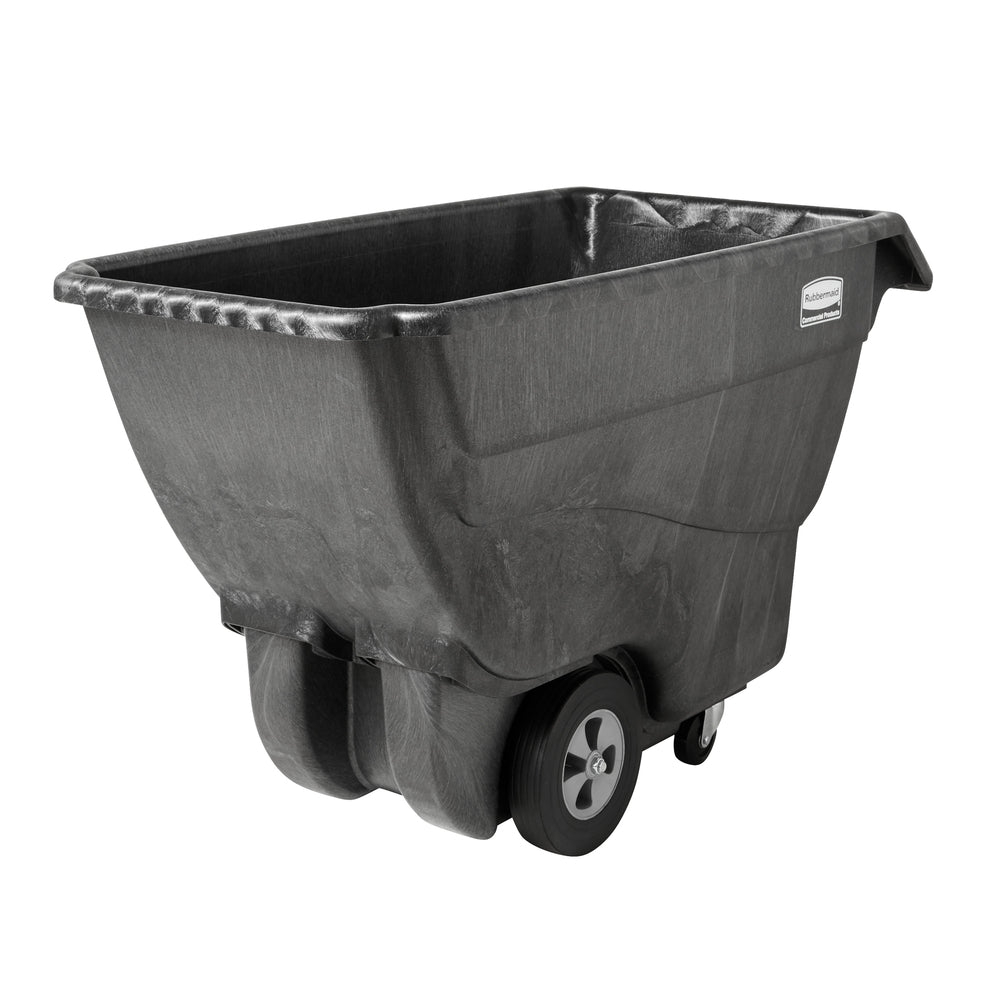 Chariot basculant en mousse structurée Rubbermaid Commercial - Usage standard - 1,9 m³ - Noir