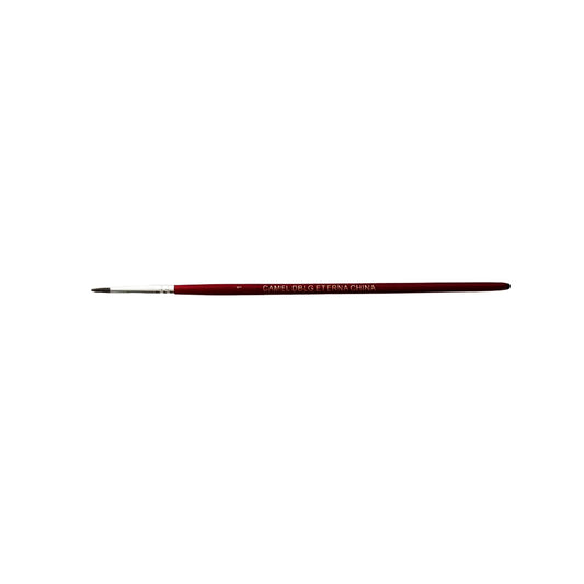 DBLG Imports Round Camel Hair Paint Brush - Size 1 - 12 Pack