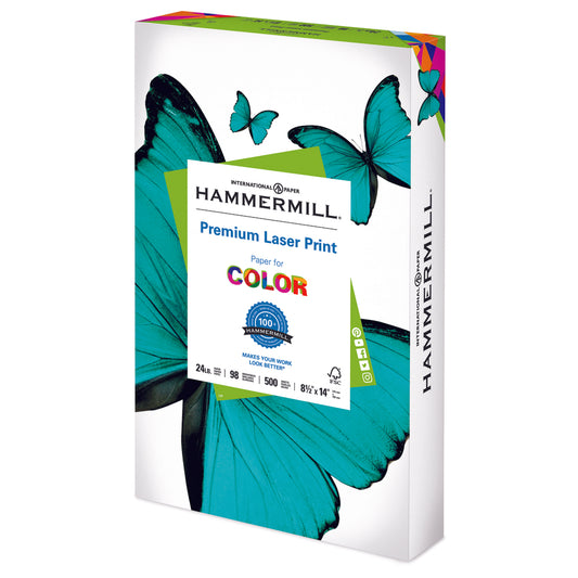 Papier d'impression laser Hammermill Premium - 8,5" x 14" - 24 lb - 500 feuilles