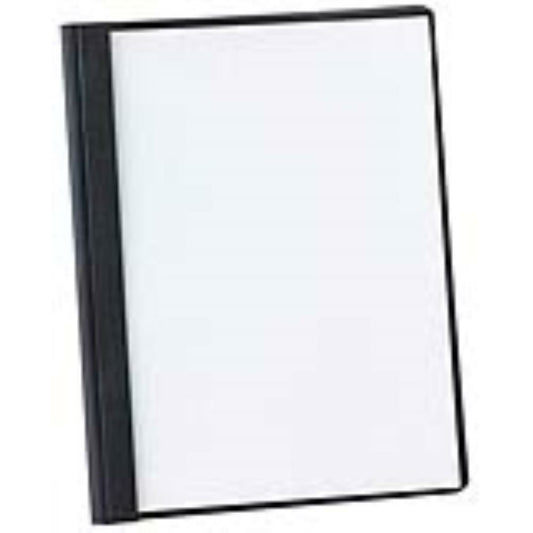 Oxford Front Tang Presentation Covers - Black - 5 Pack