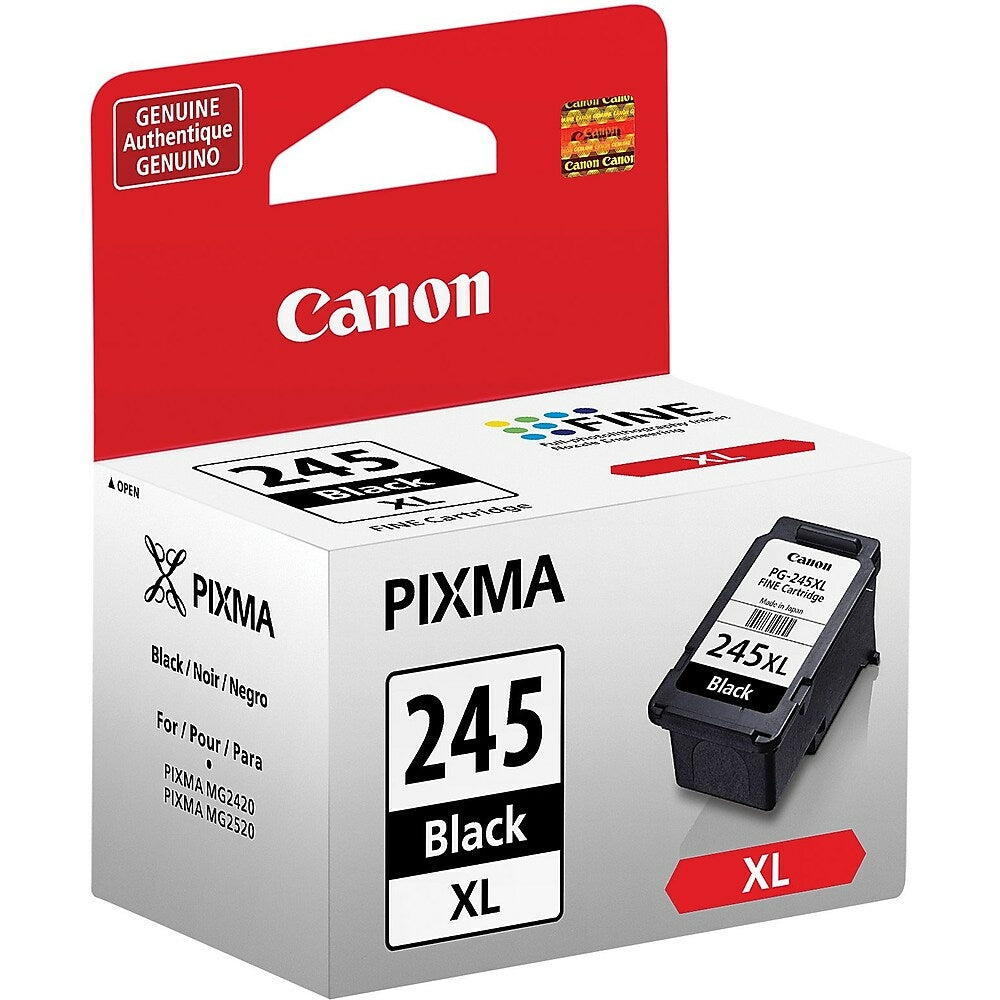 Canon PG-245XL Black Ink Cartridge, High Yield