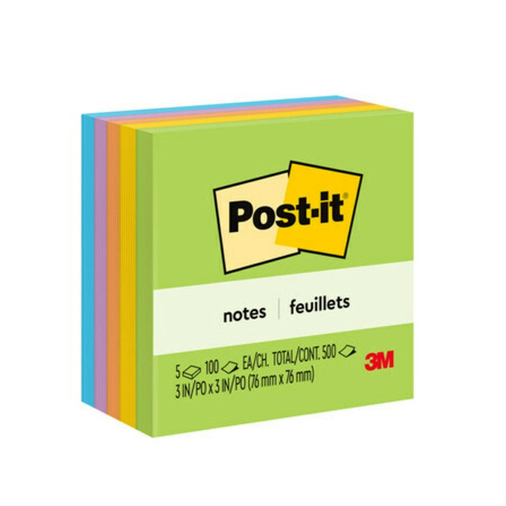 Post-it Notes - 3" x 3" - Floral Fantasy Collection - 500 sheets - 5 Pack