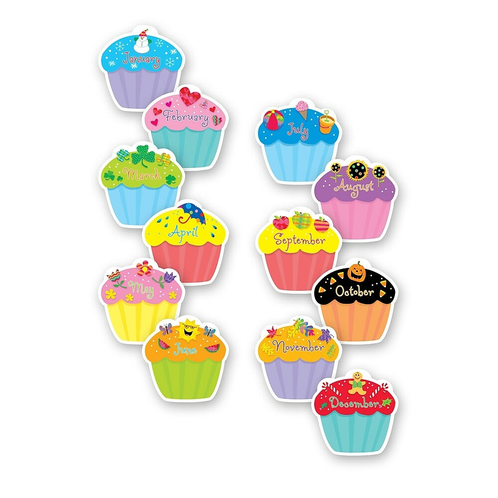 Creative Teaching Press, lot de 36 découpes design de 15 cm, cupcakes (CTP1795)