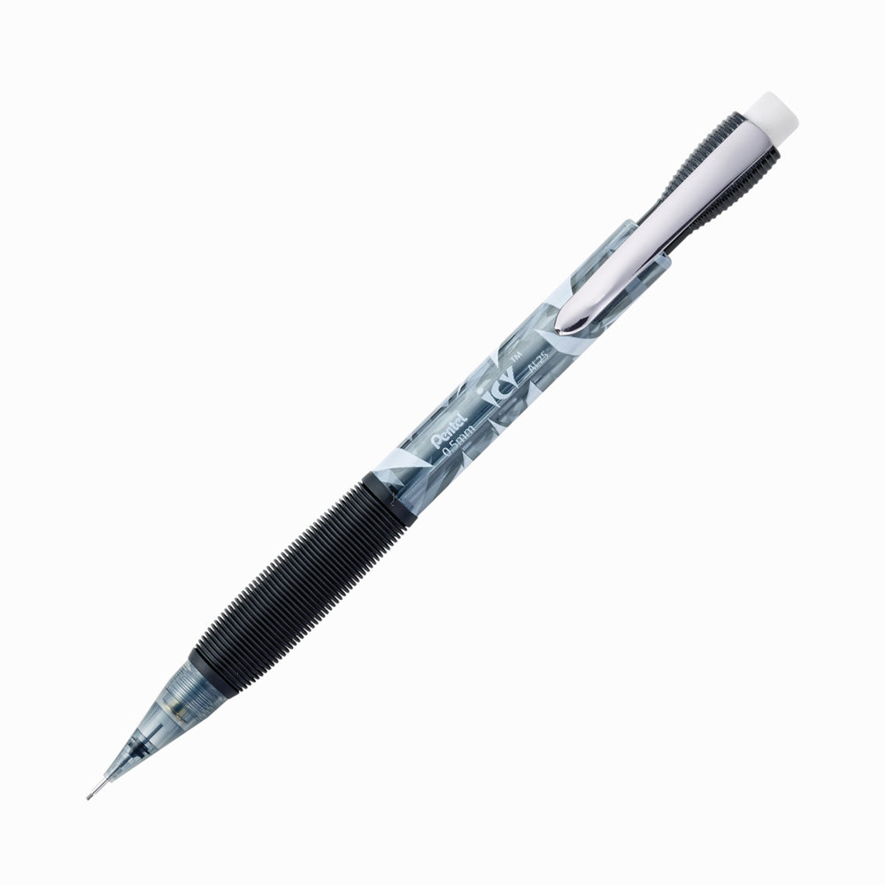 Pentel Icy Transparent Mechanical Pencil - 0.5mm - Transparent Barrel - 12 Pack
