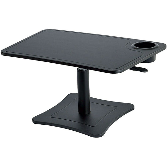 Victor Height Adjustable Laptop Stand with Cup Holder - Black (DC240B)