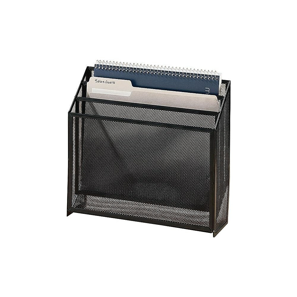 Boîte de classement Staples à 3 niveaux en maille métallique - Noir
