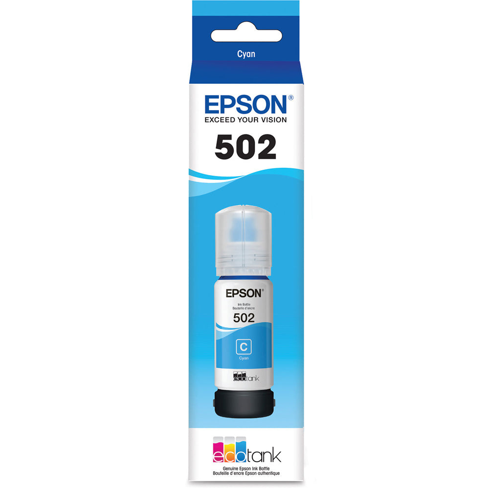 Epson T502 Ink - Standard Yield - Cyan