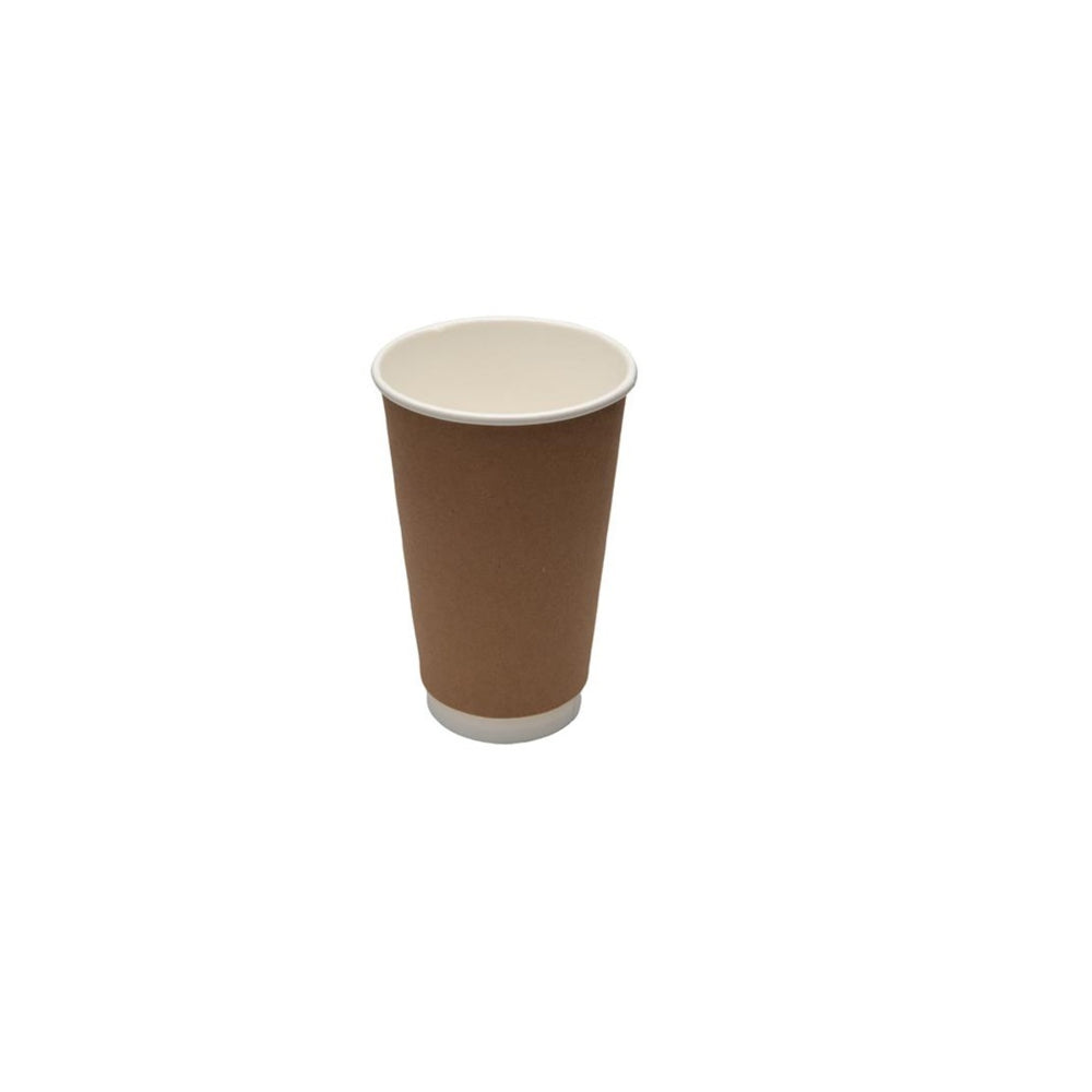 Gobelets kraft à double paroi Eco-Packaging - 16 oz - Paquet de 500