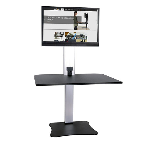 Victor High Rise Electric Single Monitor Standing Desk (DC400)