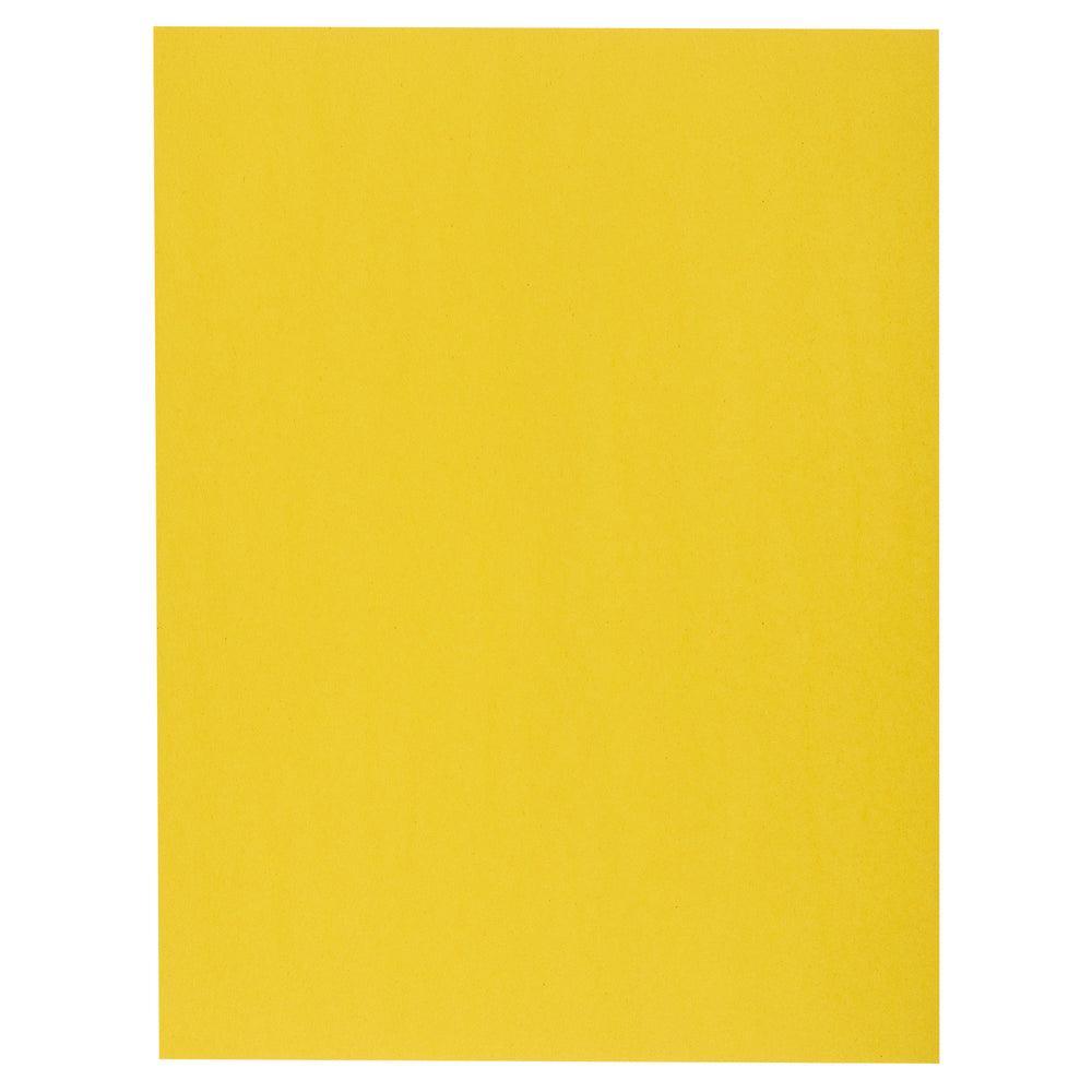 Papier de construction North American Paper Inc. – 24" x 36" – Jaune – 48 feuilles