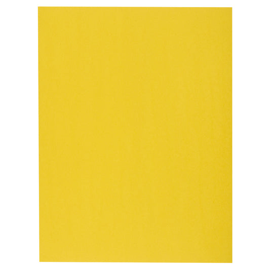 Papier de construction North American Paper Inc. – 24" x 36" – Jaune – 48 feuilles