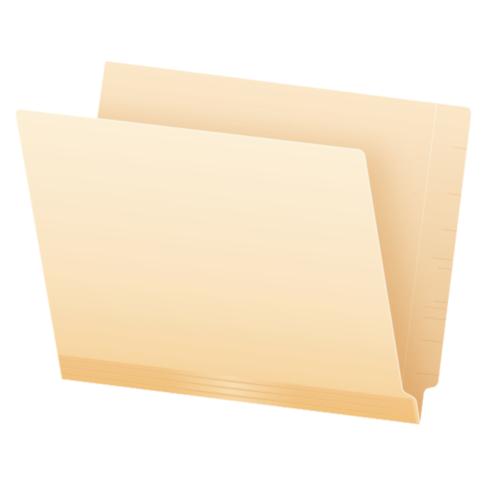 Chemises plastifiées Pendaflex Manila à onglet droit - Format lettre - Paquet de 100