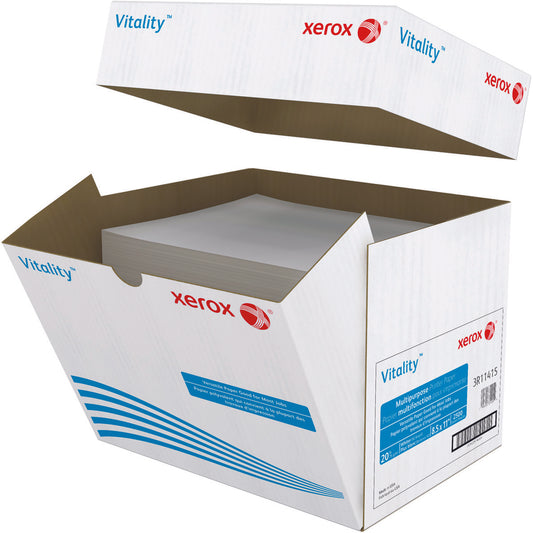Papier pour imprimante multifonction Xerox Vitality, paquet Xpress, 8 1/2" x 11", 20 lb, 92 brillants, 2 500/boîte