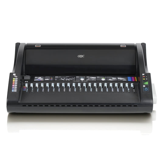 Relieuse électrique GBC CombBind C110E - Reliure de 330 feuilles - Perforation de 15 feuilles - Longueur de perforation de 30 cm - Noir