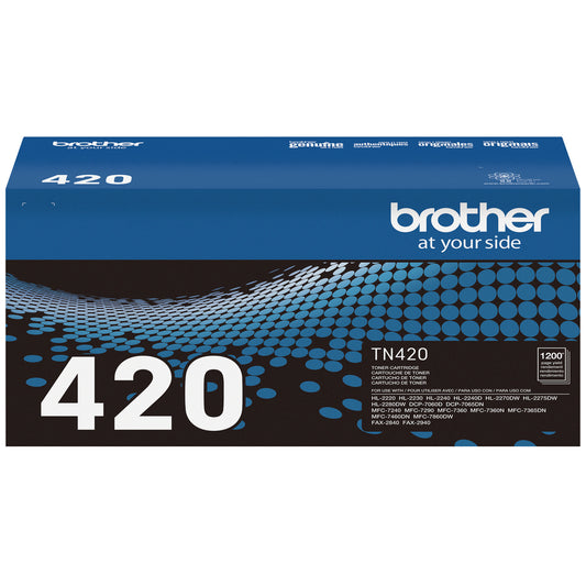 Brother TN420 Standard-Yield Black Toner Cartridge