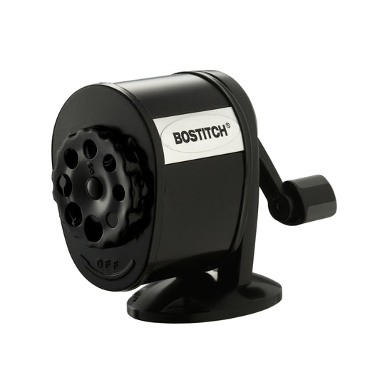 Bostitch 8-Hole Manual Pencil Sharpener with Antimicrobial Protection
