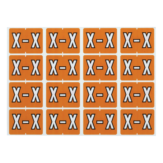 Étiquettes de classement Pendaflex AZ marron clair à onglets - X - Paquet de 240