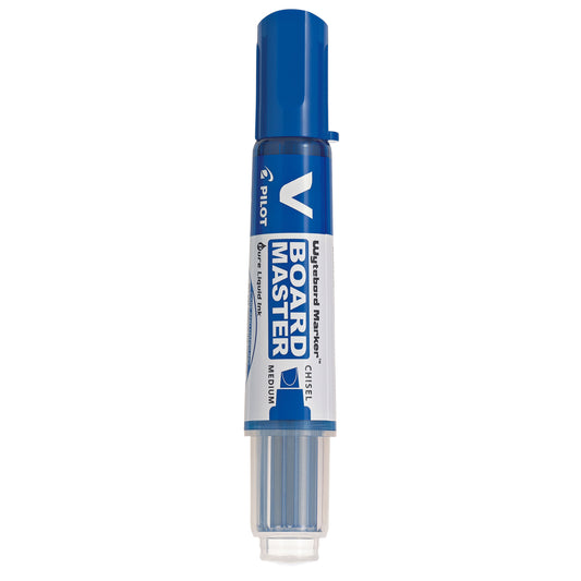 Marqueur pour tableau blanc Pilot BeGreen V Board Master - Pointe biseautée moyenne - Bleu