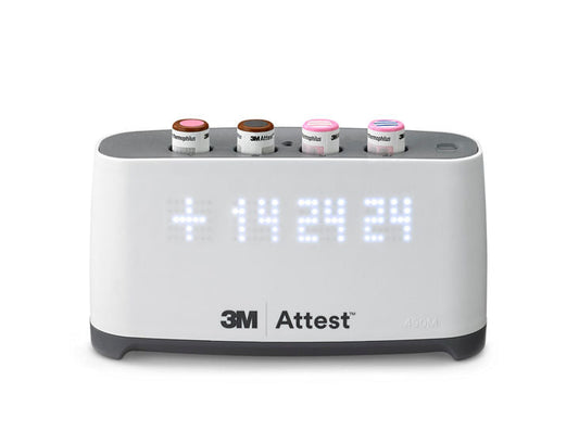 3M™ Attest™ Mini Auto-Reader 490M, Charcoal/White, 1/Pack