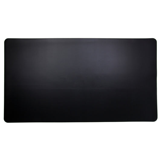 Desktex PVC Desk Pad - Black - 20" W x 36" L