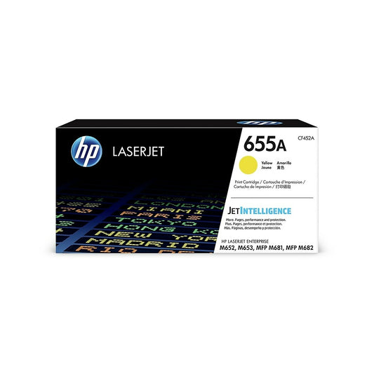 HP 655A (CF452A) Yellow Original LaserJet Toner Cartridge