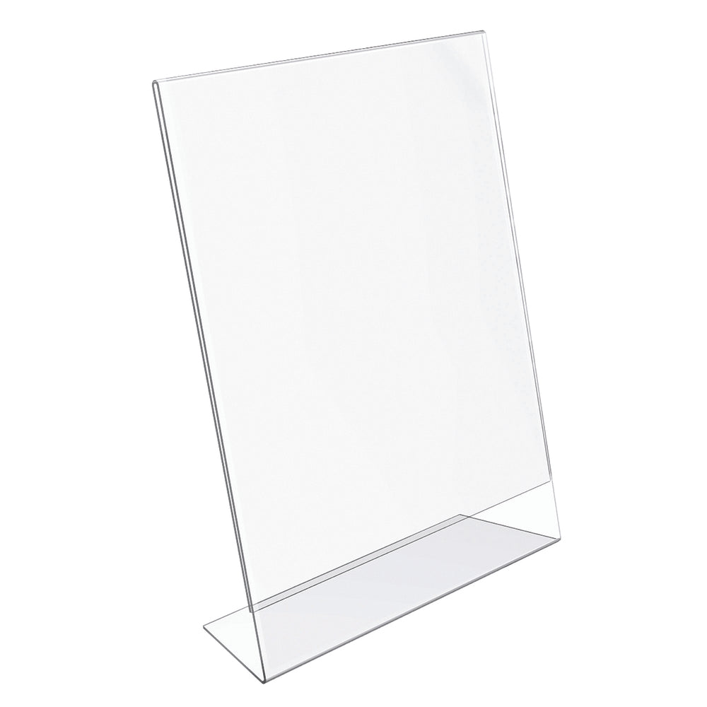 Porte-affiche incliné Deflecto Classic Image - Portrait - 8 1/2" L x 11" H - Transparent