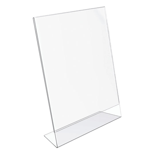 Porte-affiche incliné Deflecto Classic Image - Portrait - 8 1/2" L x 11" H - Transparent