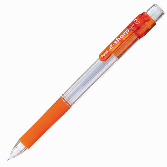 Pentel e-Sharp Lead Maximizer Mechanical Pencil - 0.7mm - Orange Barrel - 12 Pack