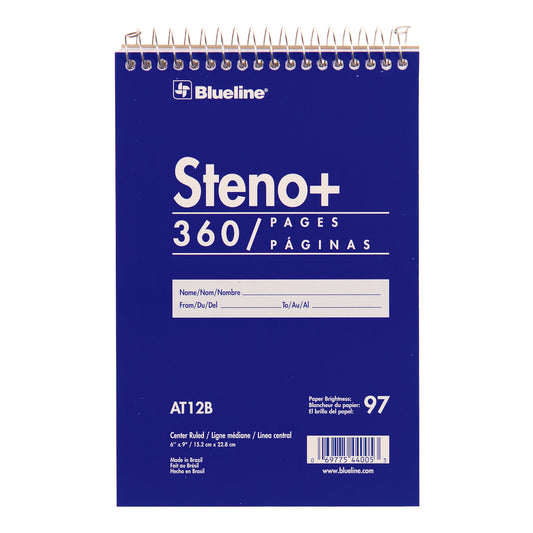 Carnet de sténo Blueline - 6" x 9"