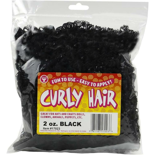 Hygloss Curly Hair - 2 oz - Black