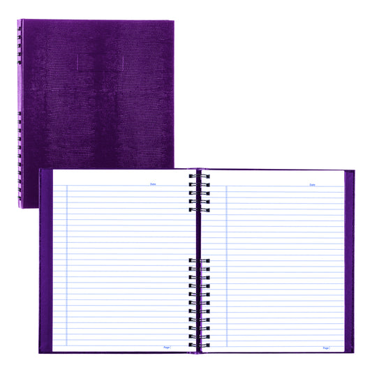 Blueline NotePro Ruled Notebook - 10-3/4" L x 8-1/2" W - Grape - 300 Pages
