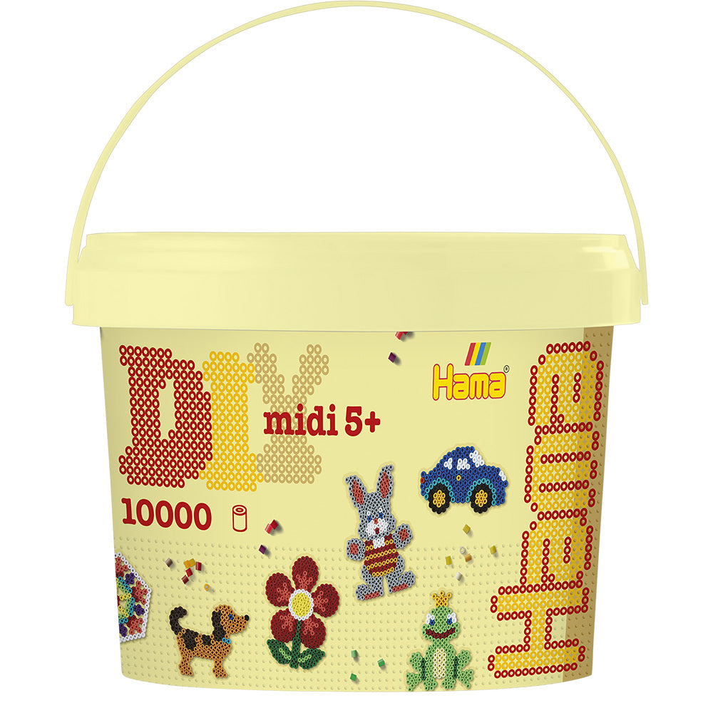 Perles Hama Midi en seau - Paquet de 10 000