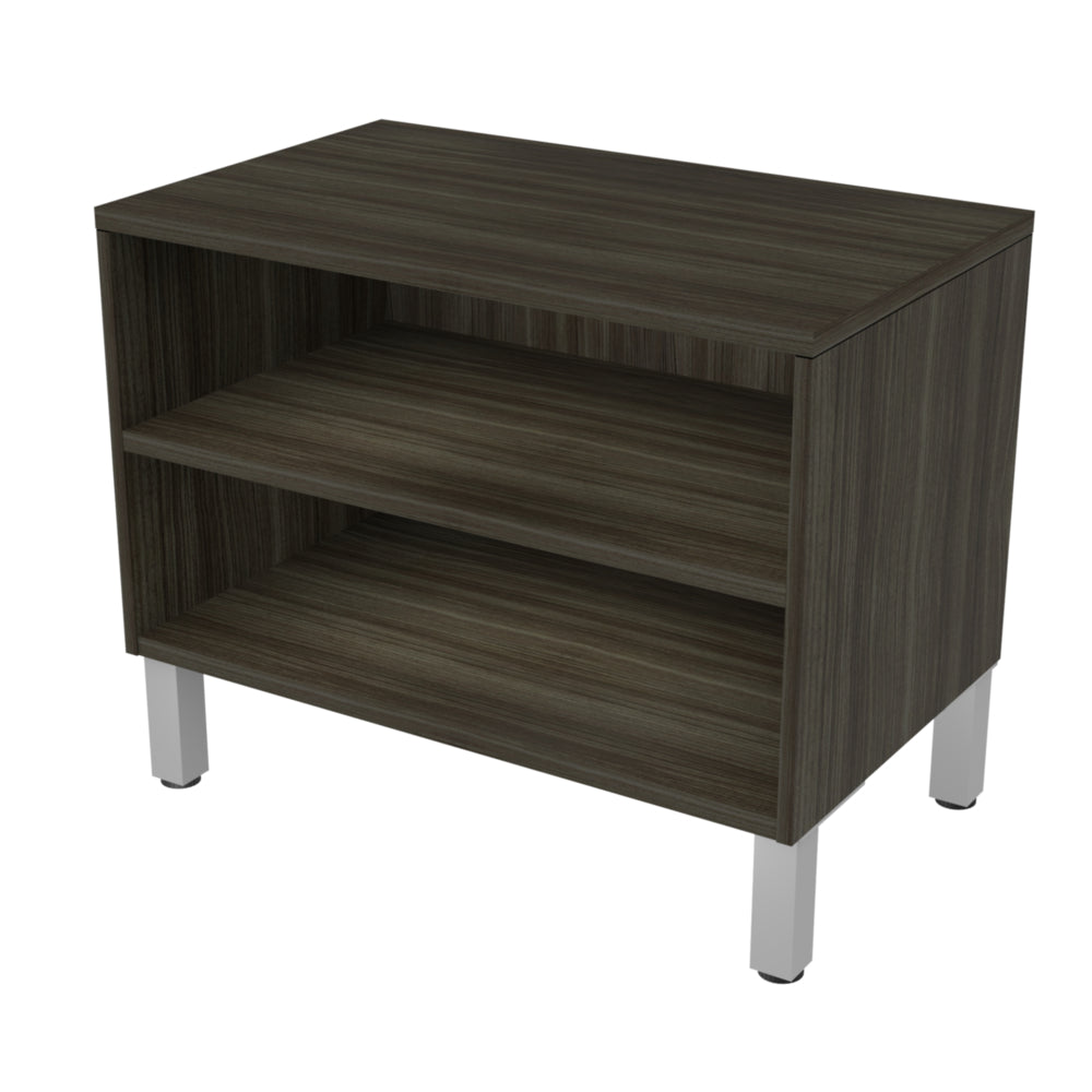 Heartwood HDL Levels Open Storage Cabinet - Grey Dusk Silver