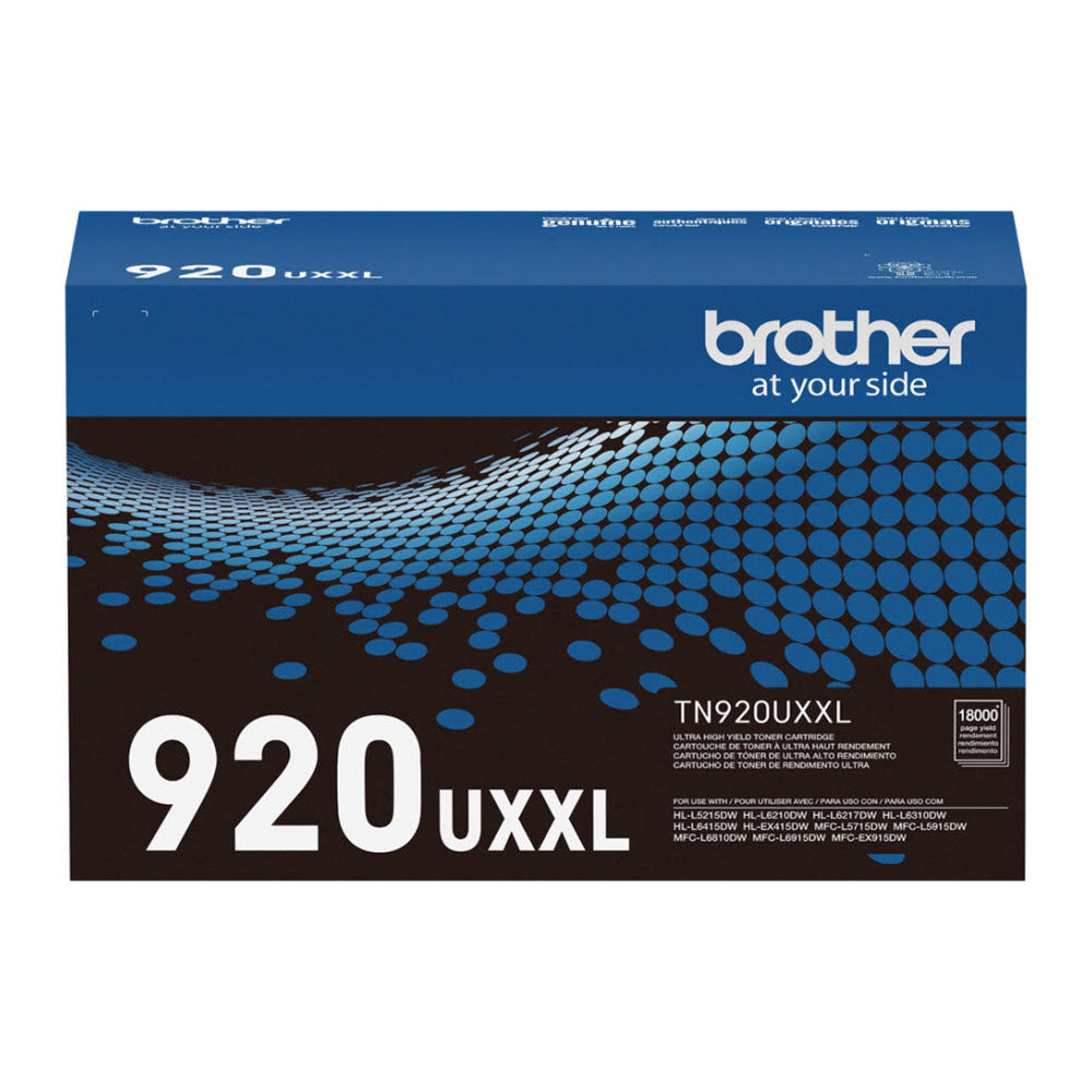 Brother Genuine TN920UXXL Toner Cartridge - Ultra High Yield - Black