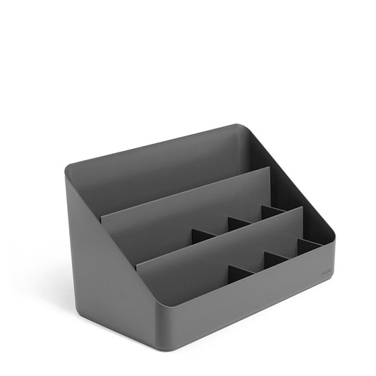 Poppin Large Desk Organizer - Dark Grey