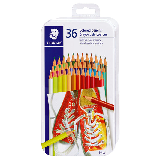 Staedtler Coloured Pencils - 3 mm - 36 Pack