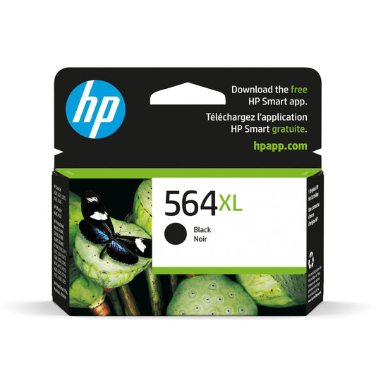 HP 564XL Black High Yield Original Ink Cartridge (CN684WN)