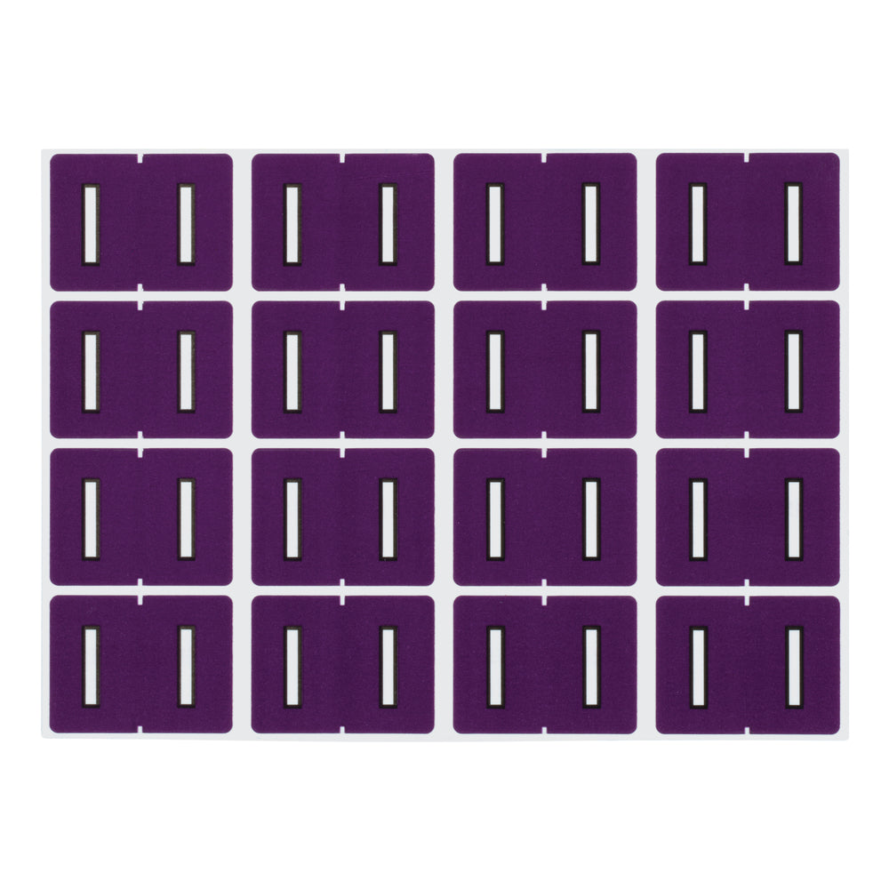 Étiquettes de classement Pendaflex AZ à onglets violets - I - Paquet de 240